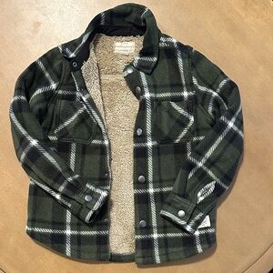 Kids Green Plaid Jacket